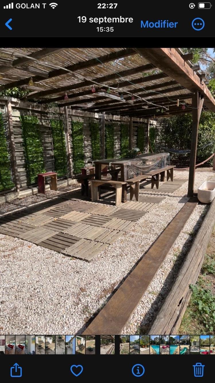 Le Bonheur Avec Piscine Et Jardin Villa Каси Екстериор снимка